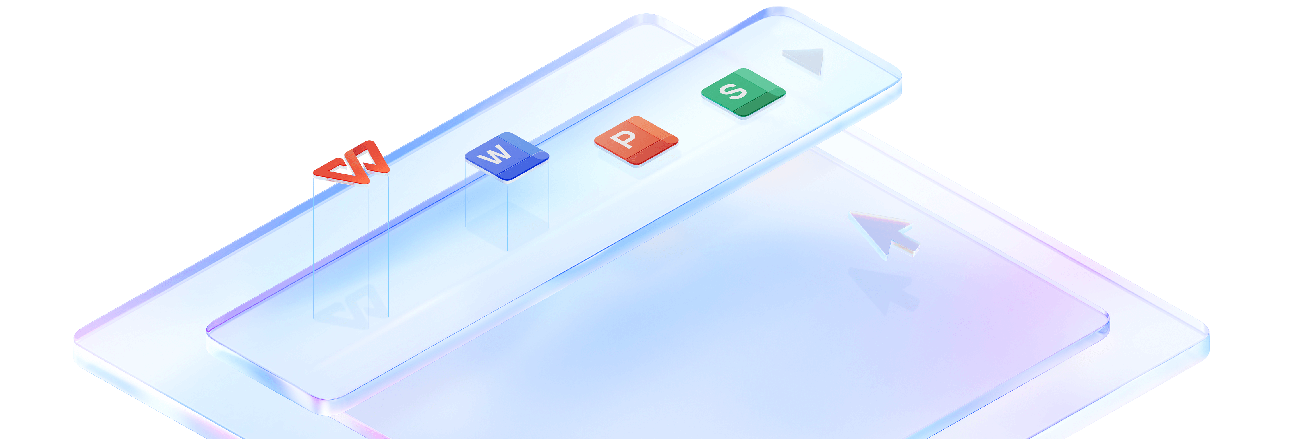 WPS Office 官方办公软件界面，包括 Word 文档、Excel 表格、PDF 编辑与云文档协同功能